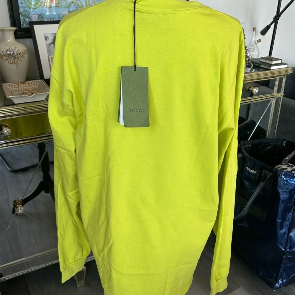 Gucci Vibrant Yellow Crewneck NWT